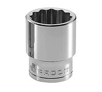 Facom SC.S Socket 0.5-Inch 12-Sided 18 mm Rouge et Noir