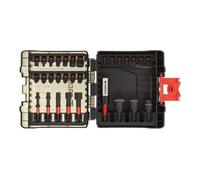 FACOM Set of 24 1/4 Inch Impact Bits and Accessories - 30 Screwing Parts - EN.1J30PB