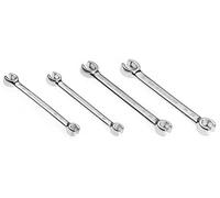 Facom Set of 4 Pipe Keys with Canvas - 6-Sided Head - Short Handle - 43.J4PF