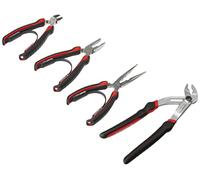 Facom Set of 4 Pliers - Multi-Grip Locking, Diagonal Cutters, 1/2 Round Nose, Universal - High Performance, Comfortable Handle CPE.A4