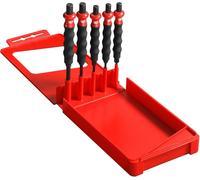 Facom Set of 5 Comfort Grip Sheathed Drift Punch Set in Case - 249.GPB