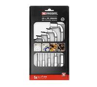 FACOM Set of 5 High Performance 76.J5PB 12-Point Profile Opened Pipe Wrenches x 6-Point