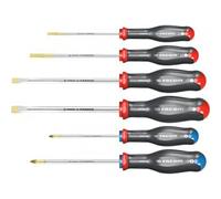 FACOM Set of 6 Protwist Round Blade Screwdrivers and.J6PB