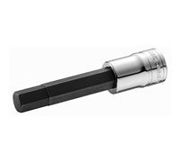 FACOM SHP.6LA Series SHP.La 1/2" Drive Long and Extra-Long Reach Metric Hexagon Bit Socket, 6 mm Size, 100 mm Length