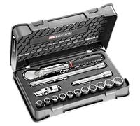 FACOM SL.161-1P12U - Socket Set 1/2 Inch 12 Sides - 15 Pieces
