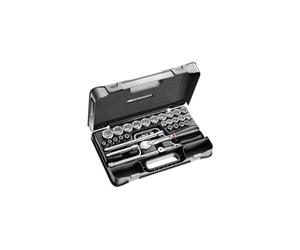 FACOM SL.161-5P6 Series SL.161 1/2" Metric 6-Point Socket Set, 30-Piece
