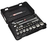 FACOM SL.171-3P6 Series SL.171 1/2" Metric 6-Point Socket Set, 23-Piece