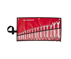Facom "START" 40B.JV16PB 16pce 8-24mm 40B Series Slim Metric Combination Spanner