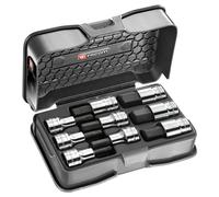 Facom STM.J9A 1/2″ Drive 9 Piece Hexagon Bit Socket Set 5-19mm Hex Screwdriver