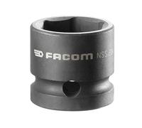 Facom Stubby Impact Socket 1/2in Drive 21mm 6 Point FCMNSS21A
