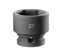 Facom Stubby Impact Socket 1/2in Drive 27mm 6 Point FCMNSS27A