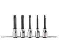 Facom Socket Head Bits SV.J5 1/2" Drive 5-Piece XZN Spline Set