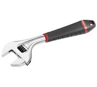Facom - Wrench - 101.8G - Quick Adjustment with Nut - Extra-Large Versatile Opening - Single Side Graduation in mm - Chrome Body - Bi-Material Handle - High Strength