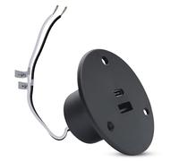 Facon 12V Wall Mount Socket - RV USB C Charging Port & QC3.0 USB Charger Socket - Dual 18W (A+C) Direct Wire for RV Camper Trailer Boat Electrical