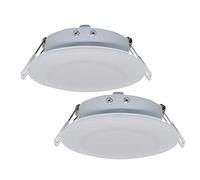 Facon 4.5inch 12V LED RV Puck Light - 2 Packs, 4000K Cool White, Full Aluminum Recessed 12Volt Interior Ceiling Lights for RV, Camper, Trailer, Boat, cETL Certified