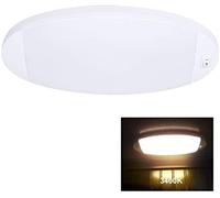 Facon LED 12V Bright Pancake Light Interior Ceiling Dome Light 7W 500 LM with On/Off Switch upgrated (3400K Warm White)