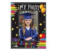 FaCraft Preschool Graduation Frame - 5x7 Vertical Personalized Pre K Kindergarten Preschool Graduation Gifts 2026 Pre K Photo Frames for Son Daughter Students From Parents Teacher End of Year Gifts