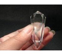 FACSER Natural crystal rough Radiant 6 Sided Natural Clear Crystal Point Quartz Vogel Wand W Cuts