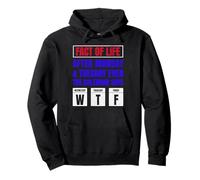 Fact of Life Calendar Says WTF Funny Sarcastic Humor Cool Pullover Hoodie