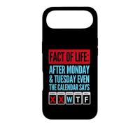 Fact of Life Calendar Says WTF Workplace Humor Sarcasm Case for iPhone Air