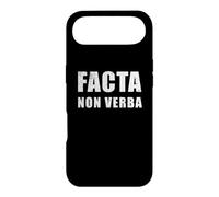 Facta Non Verba - Actions Speak Louder than Words Case for iPhone Air