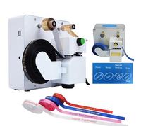 factildfulzhan New Ribbon Printer Machine, 120 m/h Print Speed, Printing width 10-40mm, 300 dpi Resolution, for Satin Ribbon, Hot Stamping Paper, Aluminum Foil, Gold Foil, Without ribbon