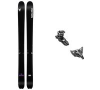 Faction - Deep Powder Freeride skis - Touring ski set La Machine 5 Max 2024 - Black Black 178 cm.186 cm