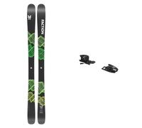 Faction - Freeride/Freestyle ski bindings - All-Mountain Ski Set Prodigy 0.0 Jr 2022 - Black Black 113 cm