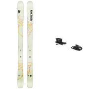 Faction - Freeride/Freestyle ski bindings - Downhill ski set Prodigy 0X Grom 2024 - Beige Beige 103 cm