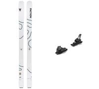 Faction - Freeride/Freestyle ski bindings - Pack Alpin Agent 1 White 2026 for Men White 170 cm.186 cm.178 cm