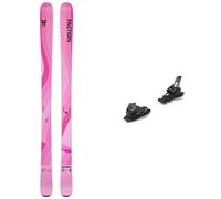 Faction - Freeride/Freestyle ski bindings - Pack Dancer 1 Pink 2026 for Men Pink 154 cm.162 cm.170 cm.178 cm.186 cm