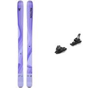 Faction - Freeride/Freestyle ski bindings - Pack Dancer 2 Purple 2025 for Men Purple 155 cm