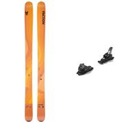 Faction - Freeride/Freestyle ski bindings - Pack Dancer 3 Orange 2025 for Men Orange 164 cm.172 cm.178 cm.183 cm.188 cm