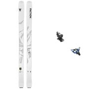 Faction - Ski touring bindings - Pack Agent 1 2025 for Men in Aluminium - Red Red