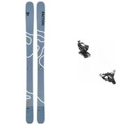 Faction - Ski touring bindings - Pack Rando Agent 2 Blue 2026 for Men in Aluminium Blue 163 cm.171 cm