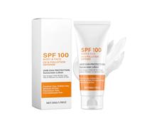 Factor 100 Sun Cream Face & Body - Ultra High Protection Sunblock Against UVA/UVB, Non-Greasy SPF 100 Sunscreen Lotion for Daily Use