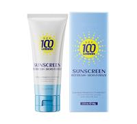 Factor 100 Sun Cream - Spf 100 Sunscreen for Face - Refreshing Probiotic High Factor Sun Cream - Ultra Light UV Sun Protection,Non Greasy & Long Lasting Sunscreen for Sensitive Skin,60g