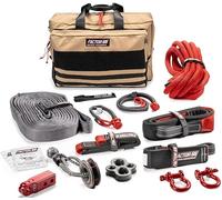 Factor 55 Borah Full Featured Large-Size Recovery Kit for The Advanced Off-Roader with Red Hitchlink