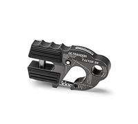 Factor 55 Ultrahook Closed System Shackle Pin Mount, Designed for Steel Cables and Synthetic Ropes - Gray