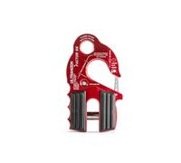 Factor 55 Ultrahook Closed System Shackle Pin Mount, Designed for Steel Cables and Synthetic Ropes - Red