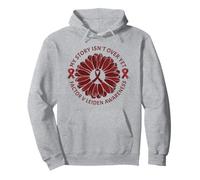 Factor V Leiden Disorder My Story Isn't Over Burgundy Ribbon Pullover Hoodie