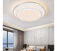 Factory 20" Large Square Modern Flush Mount Lighting Dimmable LED Ceiling Lights Nordic Modern Ceiling Lighting Acrylic White Round Bathroom Ceiling Lamp For Bedroom Kitchen Living Room Dining Ro