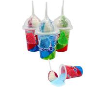 Factory Big Dipper 50g Fruit flavour lollipop & sour sherbet Fun novelty sweet - Candy Treat for Kids and Parties - Czc (12 Packs)