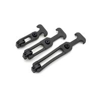 Factory Black Fixed T-Handle Rubber Flexible Draw Latches Condition Toolbox Lock for Tool Box 1Pcs(DK701-3B)