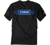 Factory Effex Yamaha Racing Stripes T-Shirt (Black - L), Black, Large