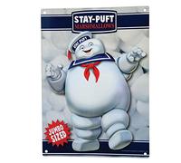 Factory Entertainment Ghostbusters Stay Puft Metal Sign, 10", Multicolor