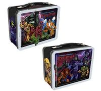 Factory Entertainment Masters of the Universe: Revelation Metal Box Tin Tote - Purple, Cartoon Pattern - 8.5 x 6.5 x 8.5 inches, 5.3L Capacity - Portable, Hand Wash Only - 1 Count