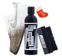 FACTORY LACED Shoe Cleaner Kit | Includes: All Natural 8 Oz. Shoe Cleaner, Brush & Microfiber Towel - Sneaker Cleaner Kit for: Canvas, Mesh, Suede, Leather, and MORE!