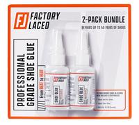 FACTORY LACED Shoe Glue: 2-Pack Shoe Repair Adhesive for Fixing Soles, Sneakers, Boots, Heels, Sandals and More! Waterproof Professional Grade Shoe Repair Glue