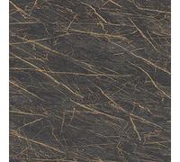 Factory Marble Charcoal Gold Wallpaper - Metallic Effect Paste The Wall Blown Vinyl Modern Contemporary Feature Wall